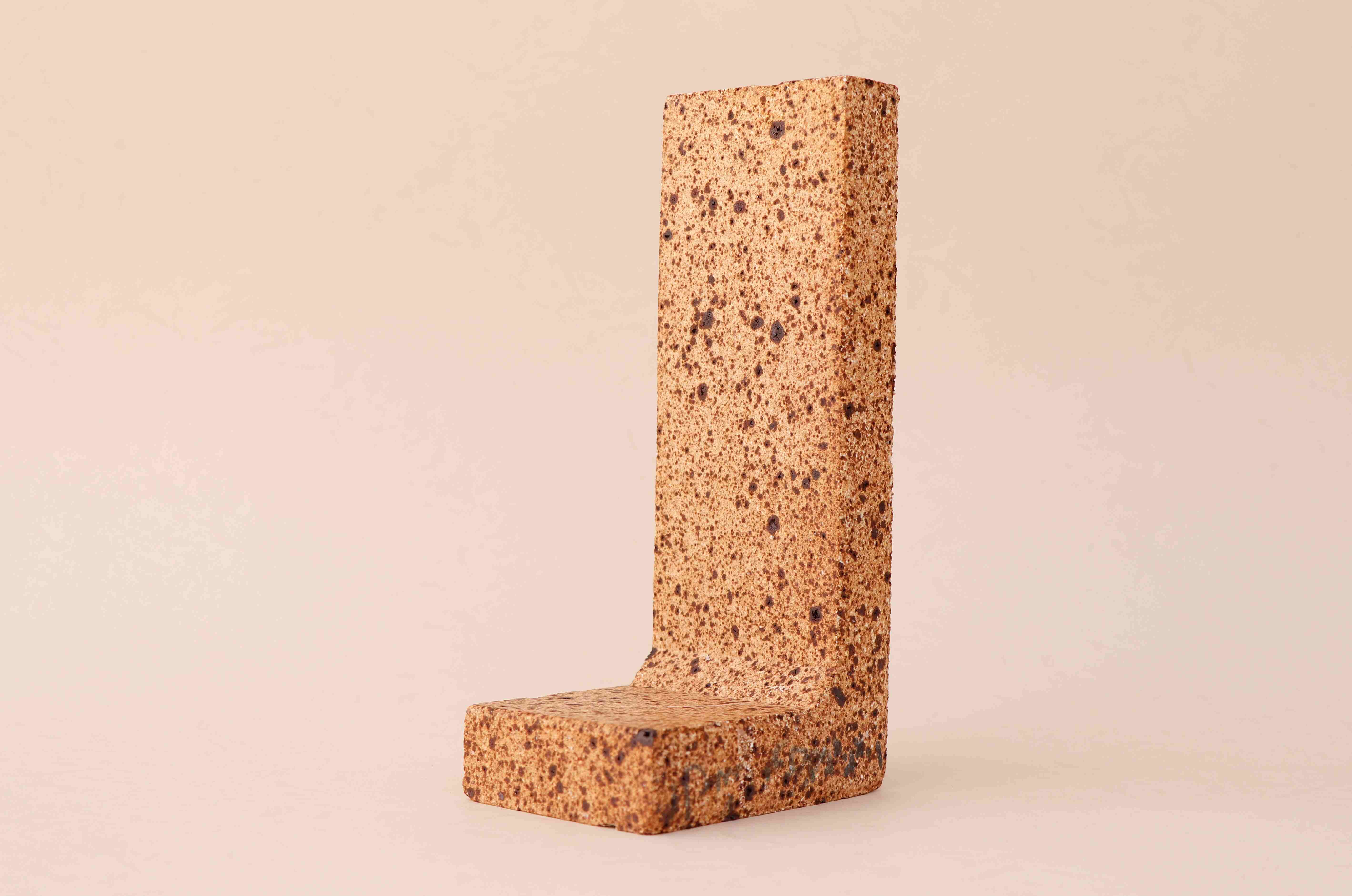 آجر نسوز کنج مناسب نمای کلاسیک 25×200×100×70 آجر ال انگلیسی